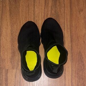Black and Yellow Athletic Shoes